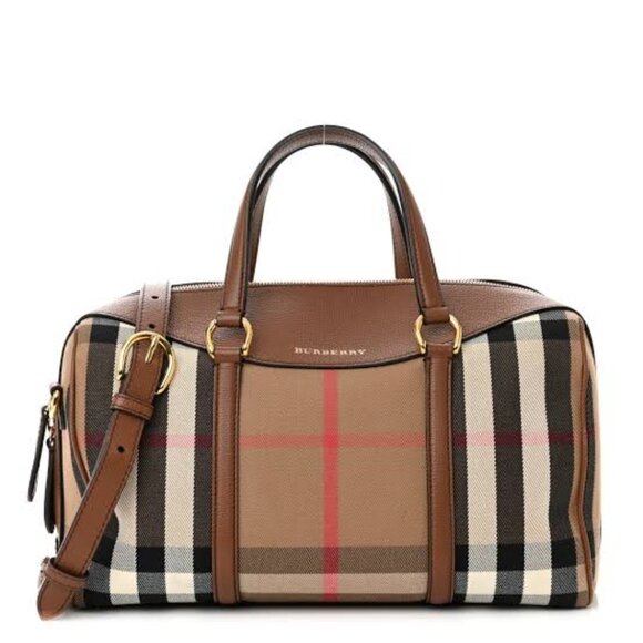 Burberry Leather Satchel Bag 418-040625 - Picture 1 of 16